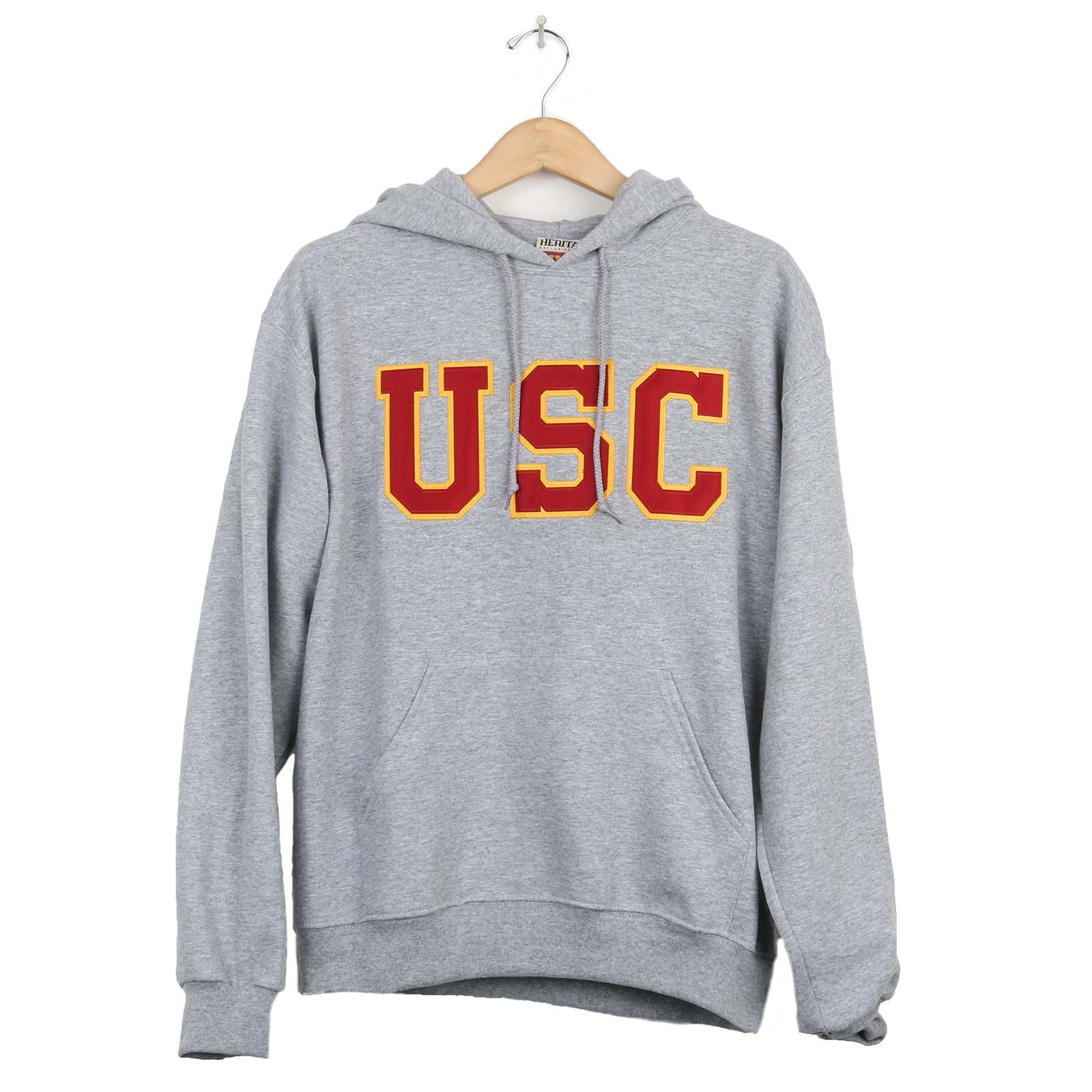 USC Arch TT Pullover Hoodie Oxford image01